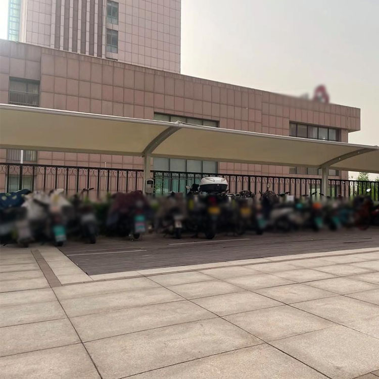 伊犁膜结构电动车棚